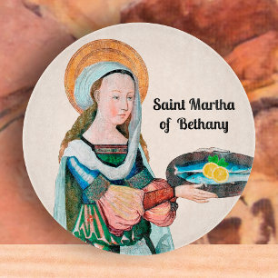 St. Martha of Bethany in Her Kitchen (Det.; Plain) Cutting Board