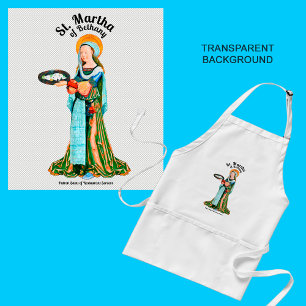St. Martha of Bethany in Her Kitchen (Plain) Standard Apron