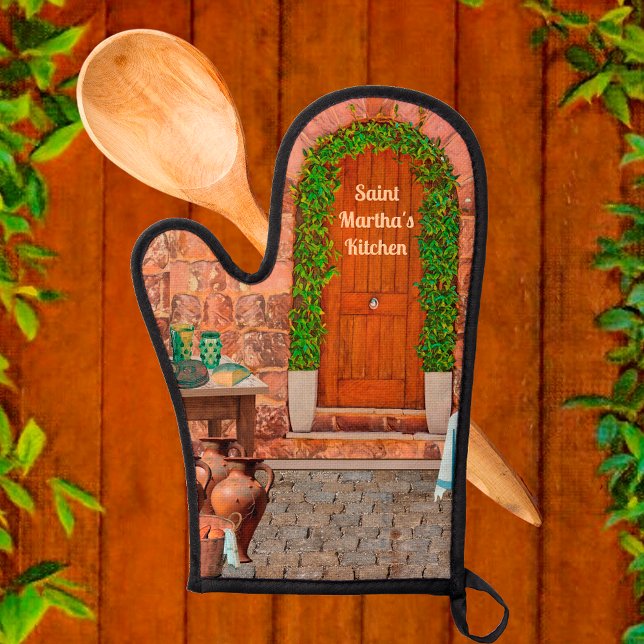 St. Martha of Bethany's Kitchen Oven Mitt (Creator Uploaded)