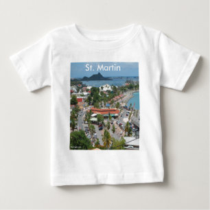 St. Martin and Marigot Bay Photo Baby T-Shirt