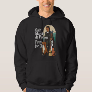 St Martin de Porres African American Black Saints Hoodie