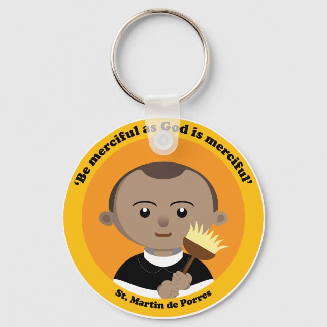 St. Martin de Porres Key Ring (Front)