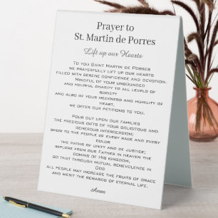 St. Martin de Porres Prayer Racial Harmony