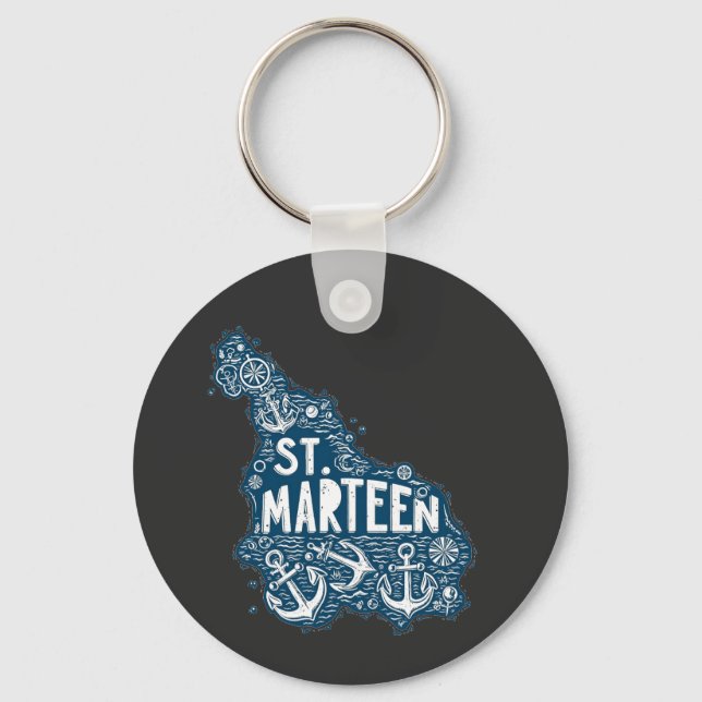 ST.MARTIN KEY RING (Front)