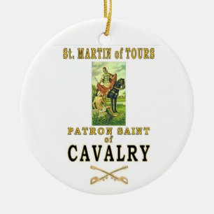 ST MARTIN OF TOURS CERAMIC TREE DECORATION
