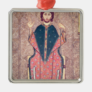 St. Martin of Tours, detail from an altar Metal Tree Decoration