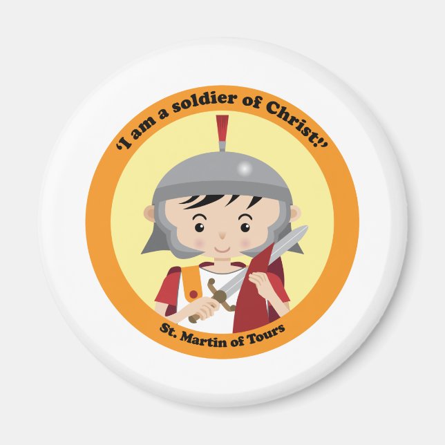 St. Martin of Tours Magnet (Front)