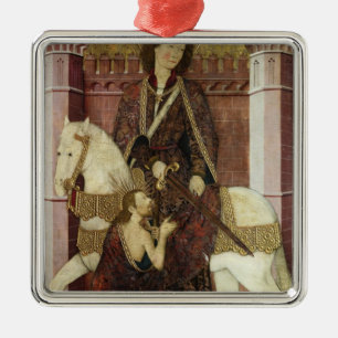 St. Martin Sharing his Coat Metal Tree Decoration