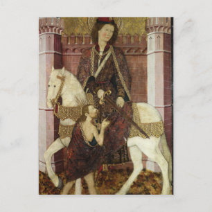 St. Martin Sharing his Coat Postcard