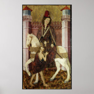 St. Martin Sharing his Coat Poster