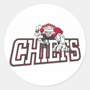 St Martin Youth Football Chiefs Classic Round Sticker