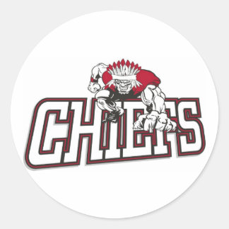 St Martin Youth Football Chiefs Classic Round Sticker