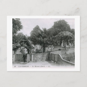 St. Martin's Church, Canterbury, England Vintage Postcard