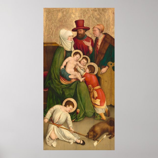 St. Mary Cleophas Bernhard Strigel Fine Art Poster (Front)