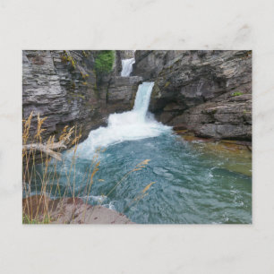 St. Mary Falls II at Glacier National Park Postcard