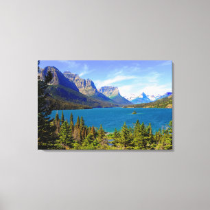 St. Mary Lake,  Glacier National Park,  Montana Canvas Print