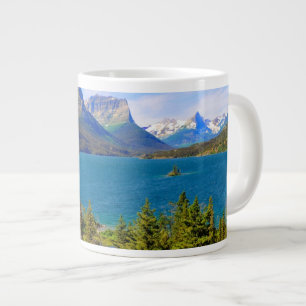 St. Mary Lake,  Glacier National Park,  Montana Large Coffee Mug