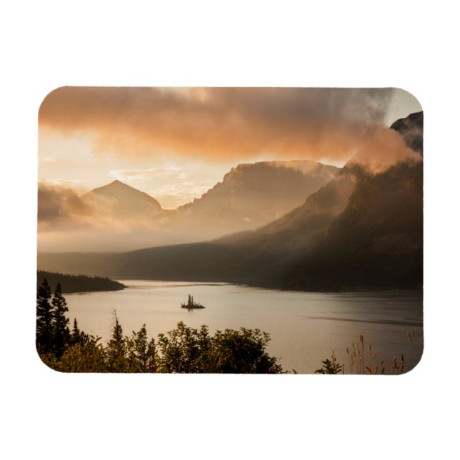 St. Mary Lake | Glacier National Park, Montana Magnet (Horizontal)