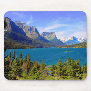 St. Mary Lake,  Glacier National Park,  Montana Mouse Mat