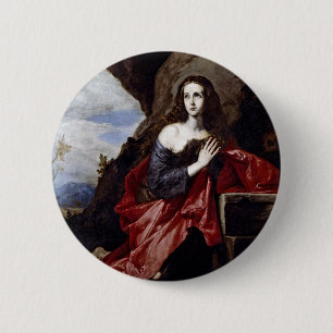 St. Mary Magdalene 6 Cm Round Badge