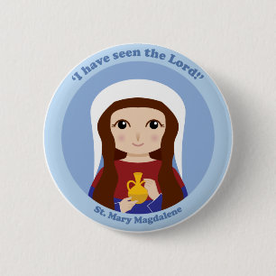 St. Mary Magdalene 6 Cm Round Badge