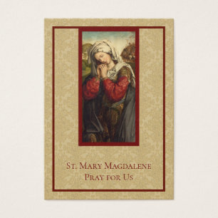 St. Mary Magdalene Catholic Holy Cards