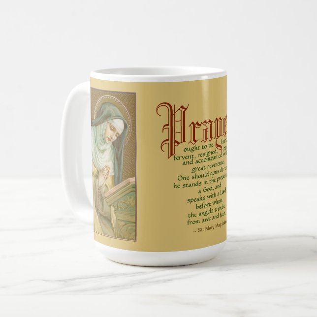 St. Mary Magdalene de Pazzi (JM 45) Coffee Mug (Front Left)