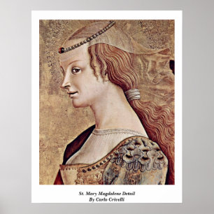 St. Mary Magdalene Detail By Carlo Crivelli Poster