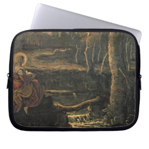 St. Mary of Egypt in the Wilderness Laptop Sleeve