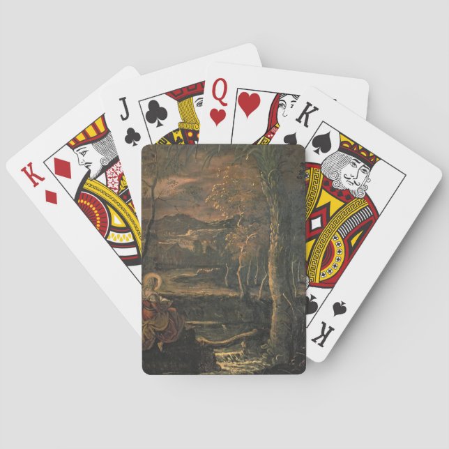 St. Mary of Egypt in the Wilderness Playing Cards (Back)
