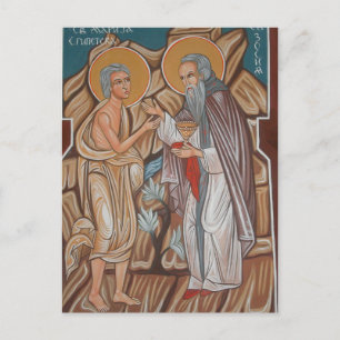 St. Mary of Egypt Orthodox Christian Icon Postcard