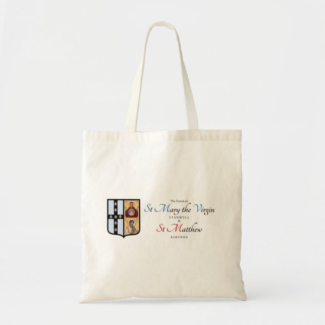 St Mary & St Matthew Parish Shopper Tote Bag (Front)