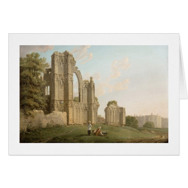 St Mary's Abbey, York, c.1778 (oil on canvas) (Front Horizontal)