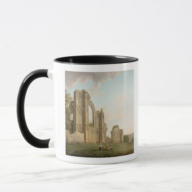 St Mary's Abbey, York, c.1778 (oil on canvas) Mug (Left)