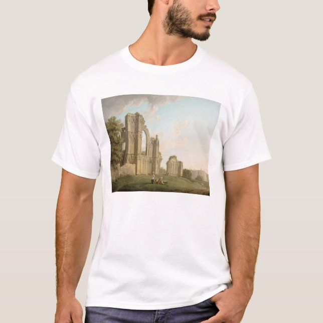 St Mary's Abbey, York, c.1778 (oil on canvas) T-Shirt (Front)