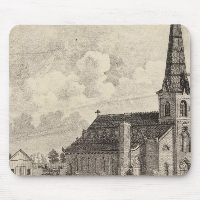 St Mary's Catholic Church Mouse Mat (Front)