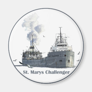 St. Marys Challenger Magnet
