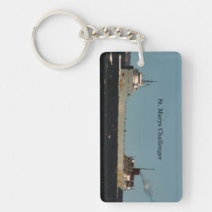 St. Marys Challenger rectangle acrylic key chains