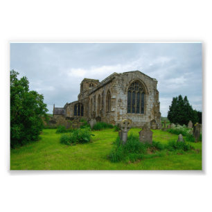St. Mary's Church, Leake North Yorkshire Heritage Photo Print