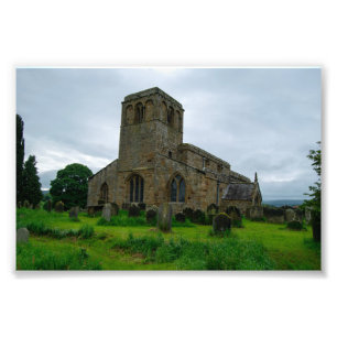 St. Mary's Church, Leake North Yorkshire Heritage Photo Print