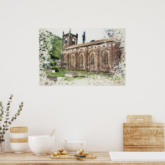 St Mary's Church, Luddenden Poster (Kitchen)