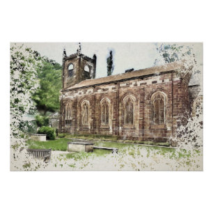 St Mary's Church, Luddenden Poster