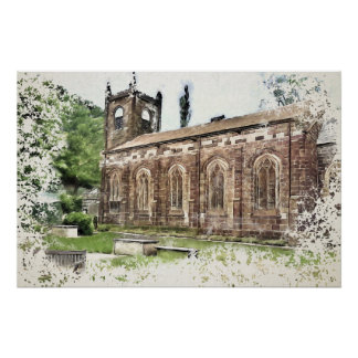 St Mary's Church, Luddenden Poster