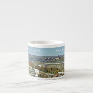 St. Marys Falls Canal espresso mug