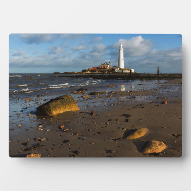 St. Mary'S Island | Whitley, England Plaque (Front)