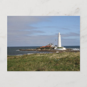 St Mary's Lighthouse in Whitley Bay Postcard
