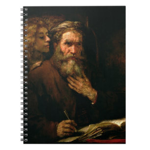St. Matthew and The Angel, 1655-60 (oil on canvas) Notebook