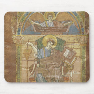 St. Matthew, from the Gospel of St. Riquier Mouse Mat