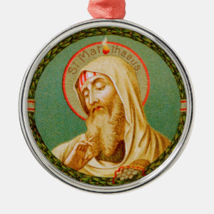 St. Matthew the Apostle (JMAS 08) Metal Tree Decoration
