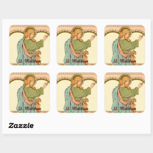 St. Matthew the Apostle (RLS 10) Square Sticker